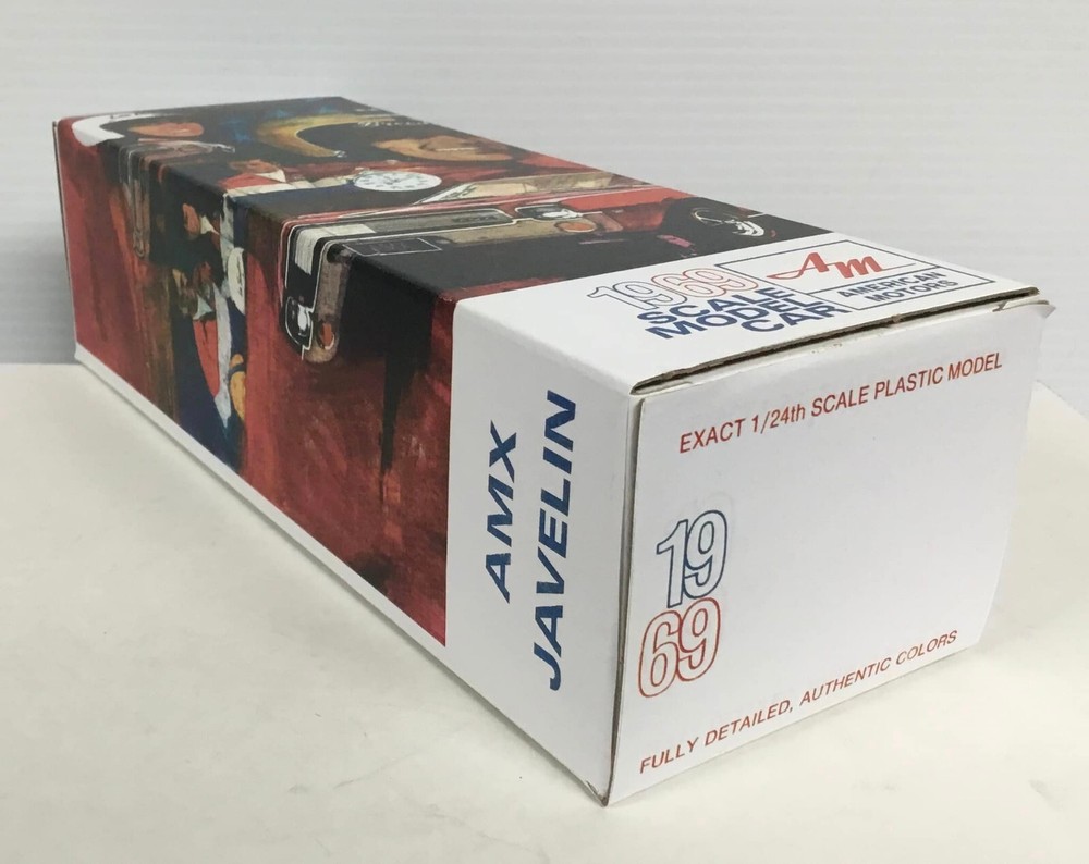 New 1969 AMC AMX and Javelin Promo Model REPLICA BOX ONLY NO CAR American Motors