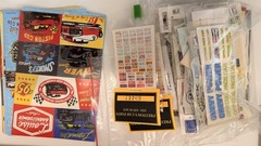 Diecast Model Car Repair Accessories: Decals, Axles, Car Kits, Tires, Wheels.