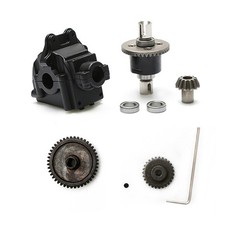 RC Car Differential Transmission Upgrade Kit Metal Case for WLtoys 144001