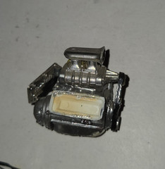 1960s 1/25 Model Car Engines Lot of 5 – Vintage Model Kit Parts – Lot F