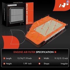 A-Premium Front Engine Air Filter Compatible with Buick LaCrosse 2018-2019