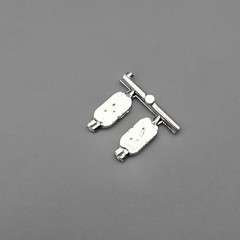 AMT 6584 1/25 57 Ford Fairlane Parts Kit Bash Chrome Dual Headlights Bezels