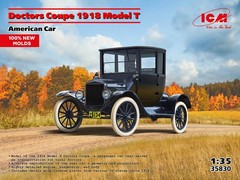 ICM 35830 American Car Doctors Coupe 1918 Model T 1/35