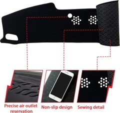 Dashboard Dash Board Cover Mat Pad Carpet Non-Slip Custom Compatible with Hyunda