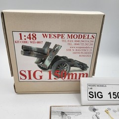 SIG 150mm Wespe Models 1:48 SCALE – resin kit 48017 Partially Built