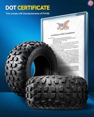 PHILTOP ATV UTV All-Terrain Tires 16×8-7, 4-Ply Super Mud 16×8-7 ATV Tires for