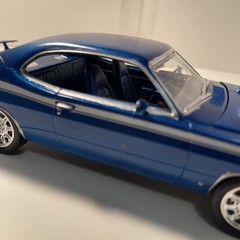 1971 Plymouth Duster 340 Six Pack 1/25 built model car