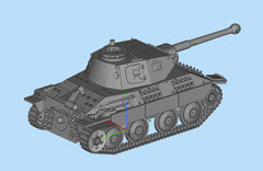 3D printing 1/72/35 Jagdpanzer 38(D) Hetzer‌‌/280mm mortar /38K light tank model