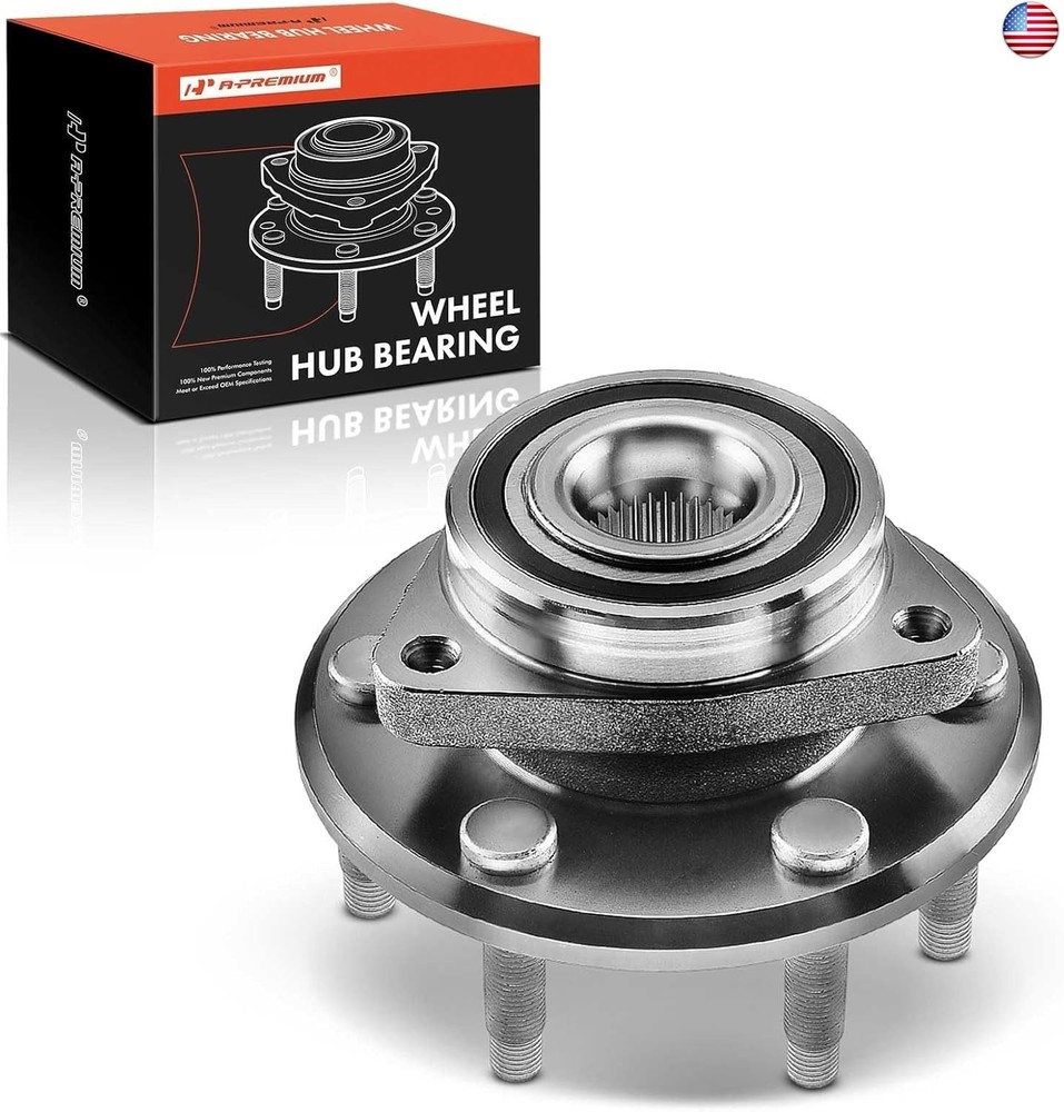 A-Premium Front Rear Wheel Bearing and Hub Assembly, Fit for Buick Enclave
