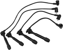 4 Ignition Spark Plug Cable Wire Set, 7Mm, Compatible with Hyundai Tucson Sporta