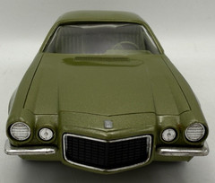 1971 Chevy Camaro Lime Green SS396 and Original Box Promotional Car Vintage Rare
