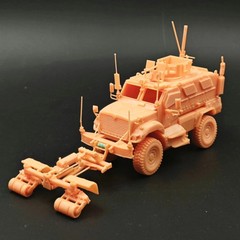 1/72/87/144 U.s. Maxxpro Mine Protected Armored Vehicle Unpainted Resin Model