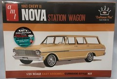 AMT 1963 Chevy II Nova Station Wagon 1/25 Scale Plastic Model # 1202