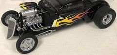 1 Race Car Hot Rod w/Chevy Corvette V8 RARE Dragster 24 55 57 12 1955Built Model