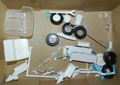 Vintage AMT Model Car Kit – ’37 Chevy Convertible – Partially built