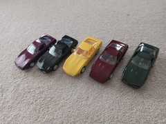 Corvette ZR1 Promos, Set of 5,1990,1992,1992,1993,and1995