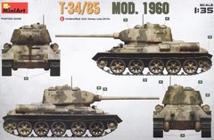 MINIART 37089 1/35 Scale T-34/85 MOD. 1960 Model Kit