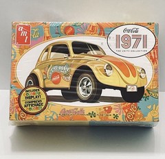 AMT # 1284M/12 VW Super bug 1971 Coca Cola beetle Bug Model Kit 1/25 New Sealed