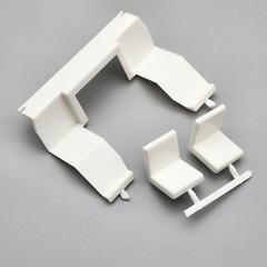 AMT 1/25 Custom Pumper 1053 Parts Kitbash Rear Passenger Seats