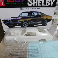 AMT 1:25 1967 Shelby Mustang GT-350 Model Car Kit 2021 New Open Box Sealed Parts
