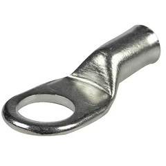 Tinned Battery Lug, Fastener: 3/8 In., #4 (25-Pack)