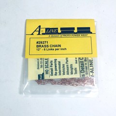 A-Line 29271 Brass Chain 12″ – 6 Links per Inch