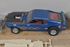 Rare Vtg Model Kit Parts Monogram PC223 Bathtub Buggy + 2 Ford Mustangs