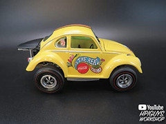 Skill 3 Model Kit Volkswagen Superbug Gasser Coca-Cola 1971 the Unity Collection