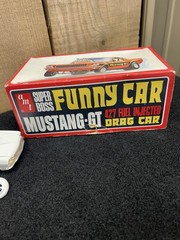 Vintage AMT Super Boss Funny Car Mustang Model Kit No. 6753-150 SEE PICS S1