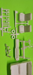 1965 Pontiac GTO 1/25 AMT Interior Tub Bucket Seats Dash Same as Hard Top