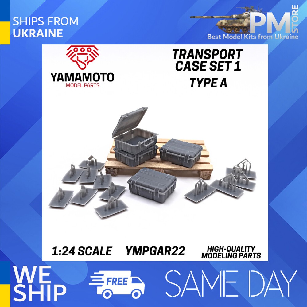 Yamamoto YMPGAR22 1/24 Transport case set 1 Type A Resin kit