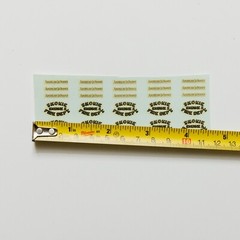 Vintage Lindberg Kit no. 646M Fire Engine Skokie Fire Dept Decals strip