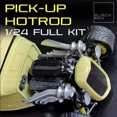 1:25-1:24 Scale Hot Rod Pickup | Full Model Kit-Unnasembled & Unpainted