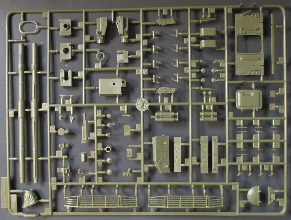 Trumpeter 1/35th Scale Chinese 120mm Type 89 – Parts Tree E from Kit No. 00306