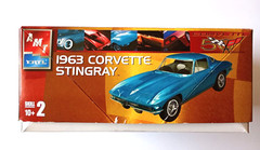 AMT 1963 Corvette Stingray Split Window 1/25 Scale 50th Anniversary New Open Box