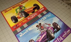 Ed “Big Daddy” Roth Mr. Gasser and Rat Fink Slot Car Box Art Posters set 16×24