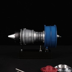 Educational DM122 Turbofan Engine Model Kit – All-Metal, 1:20 Scale Assembly Kit