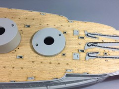 CY20002 Wooden Deck for Trumpeter 03701 1/200 Scale USS Arizona BB-39 Model