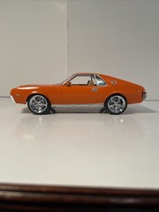1969 AMC AMX built model car 1/25.