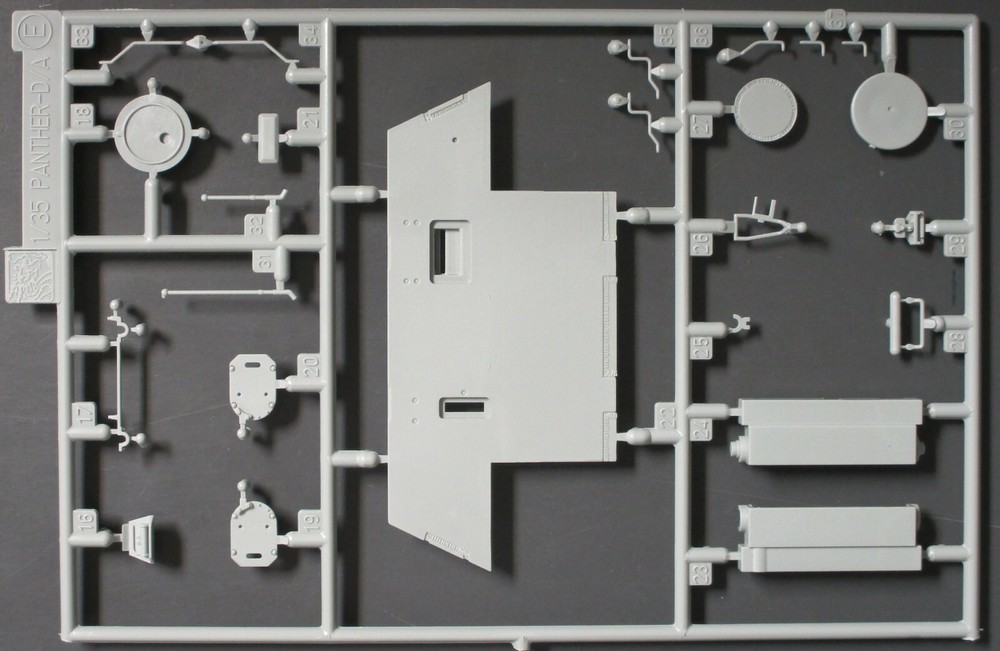 Dragon 1/35th Scale Flak Panther Ausf D – Parts Tree E from Kit No. 6899