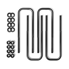 – Pack of 4 – Leaf Spring Axle Extended U-Bolts (12″ Length, 2.6″ Inside