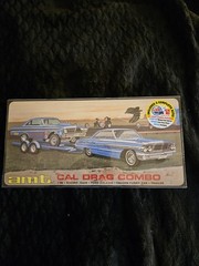CAL DRAG COMBO MODEL KIT AMT 1/25 SCALE INCLUDES FORD GALAXIE & FALCON FUNNY CAR