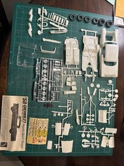 AMT T273 1958 Chevy Impala Hardtop Vintage Car Model KIT 1/25 Open Box