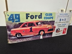 VTG 1949 AMT Ford CLUB COUPE 3 In 1 Customizing Kit BUILD A GASSER DRAG RACER