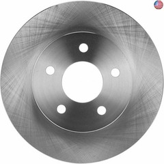 A-Premium 10.63 inch (270mm) Rear Solid Disc Brake Rotors + Ceramic Pads kit