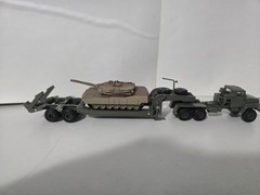 1-72 Ukraine Kraz 260 Tank Hauler With MIA2 Abrams Tank Built New Sweet