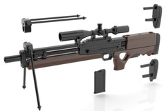 TomyTec Little Armory 1/12 LADF15 Dolls Frontline WA2000 Plastic Model Kit