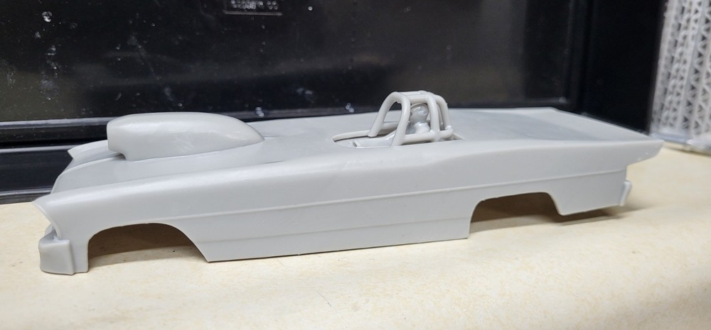 1/24 scale resin 3d printed 1966 Nova Roadster body slot car model