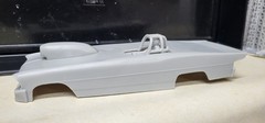 1/24 scale resin 3d printed 1966 Nova Roadster body slot car model
