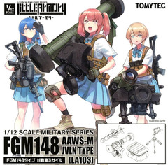 TomyTec Little Armory 1/12 ANTI-TANK RPG JAVELIN FGM148 LA103 Plastic Model Kit